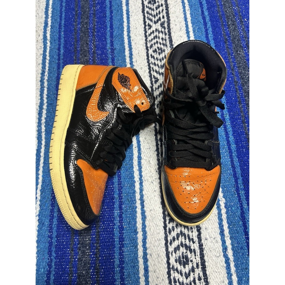 Air Jordan 1 Retro High OG Shattered Backboard 3.0 Orange Size 6.5Y Women's 8